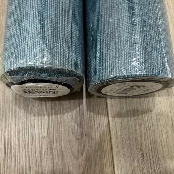 Serena & Lily | Two rolls of Grasscloth Wallpaper - Amalfi Blue color - Picture 7 of 7